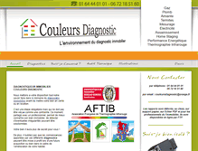 Tablet Screenshot of couleursdiagnostic.com